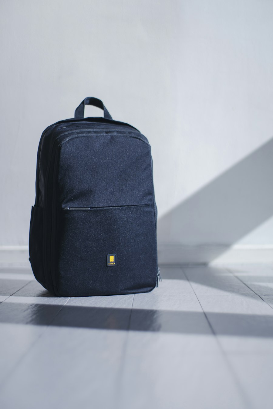 Backpack packing flat lay
